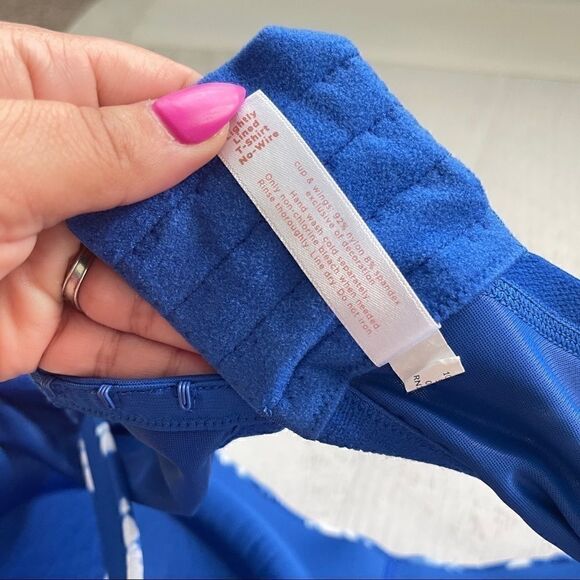 Cacique cotton lightly lined t-shirt bra tie dye - Picture 9 of 10